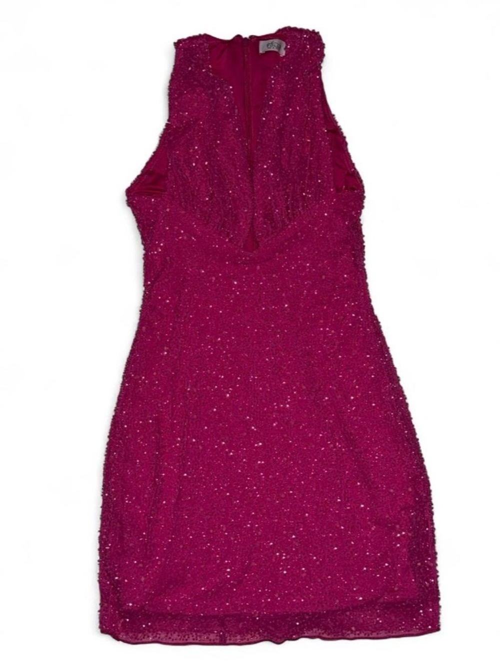 Oh Polly Fuchsia Sequin Mini Dress